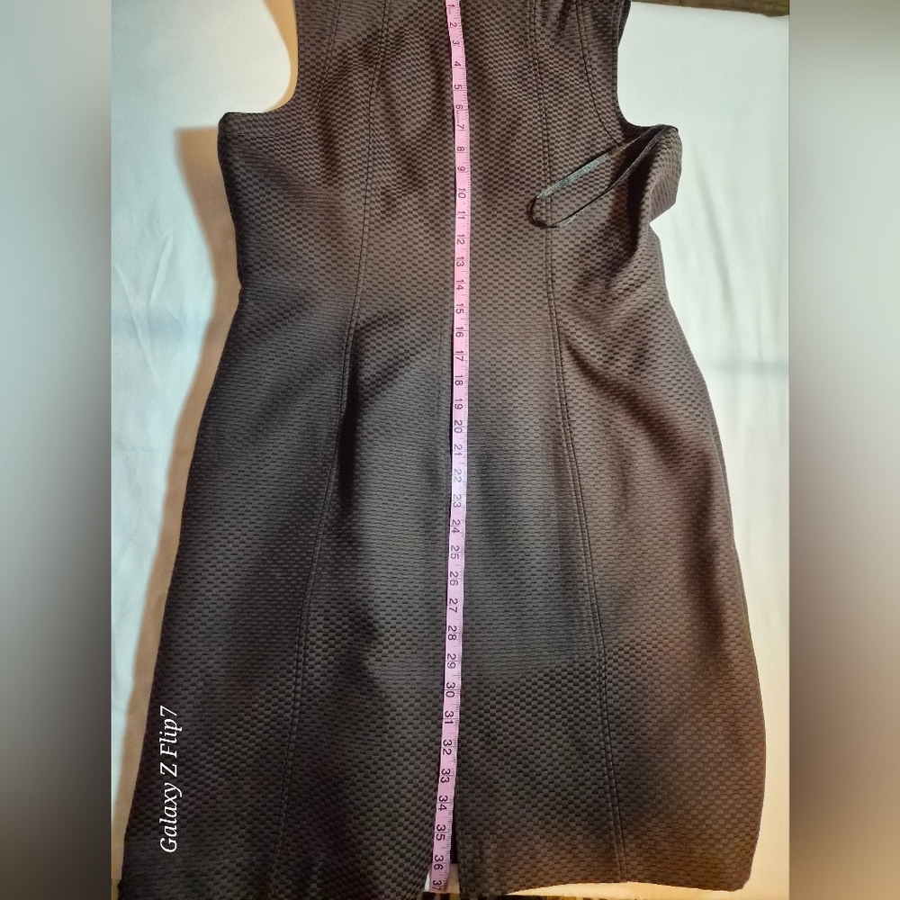 Talbots Petites Silk Blend Sheath Dress & Cropped Jacket Set Brown Size 16P - Picture 16 of 16